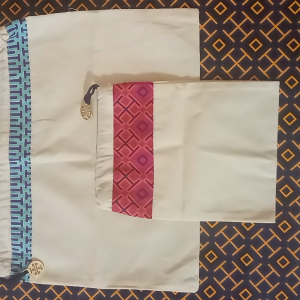 Tory Burch linen dust bags